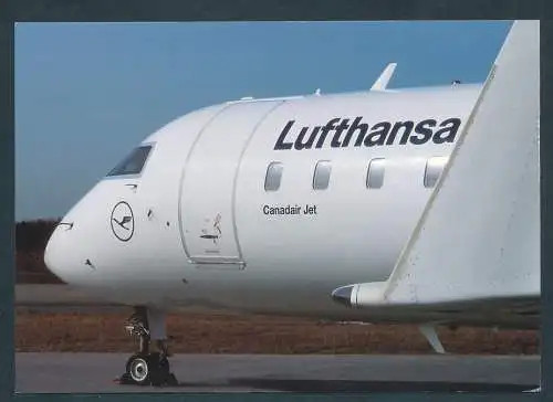 [Ansichtskarte] Lufhansa Canadair Jet. 