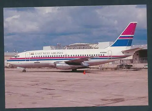 [Ansichtskarte] Boeing B.737-2S3, EAST WEST AIRLINES. 