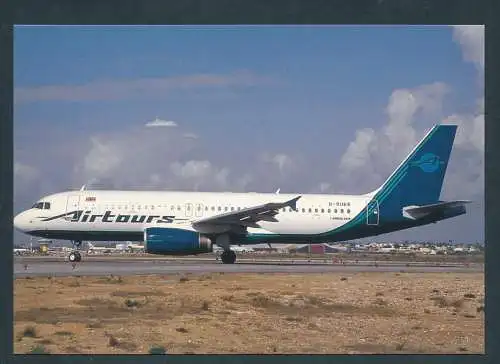 [Ansichtskarte] Airtours International, Airbus A.320-231, Faro.P, 93. 