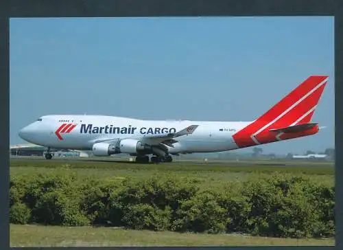 [Ansichtskarte] MARTINAIR CARGO, Boeing B747-412BCF. 