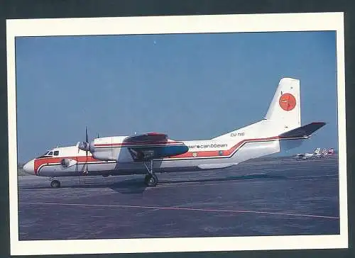 [Ansichtskarte] AN-26, AEROCARIBBEAN, CU-T110. 