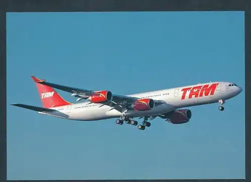 [Ansichtskarte] TAM Brasil, A340-541. 