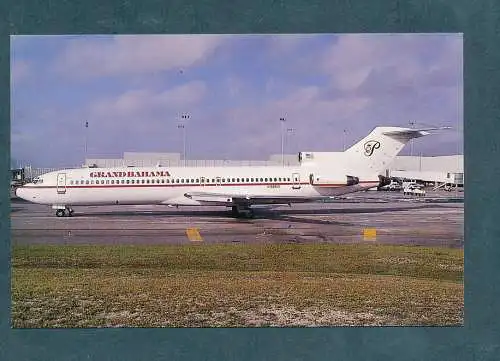 [Ansichtskarte] Boeing 727-225 c/n 20623,
N8861E of GRAND BAHAMA AIRLINES. 