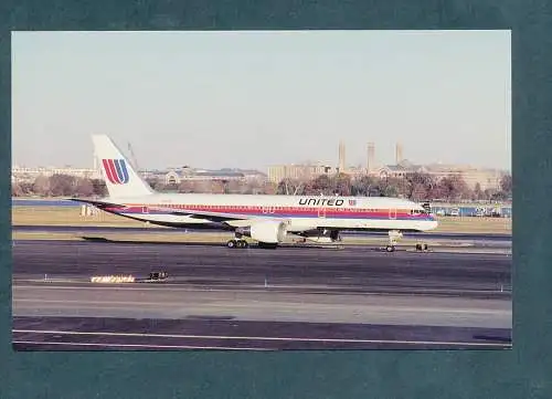 [Ansichtskarte] UNUTED AIR LINES, Boeing 757-222 N512UA MSN 24809,
Washington National. 