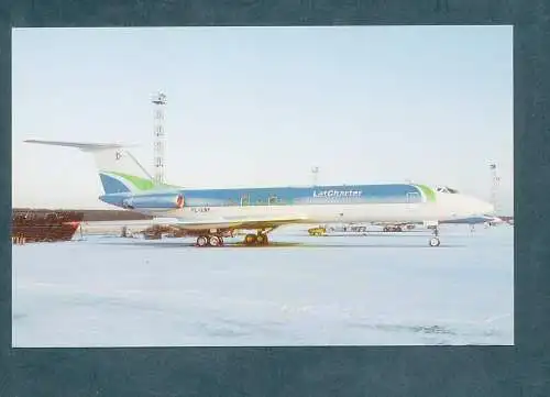 [Ansichtskarte] LAT CHARTER, TU-134B-3. 