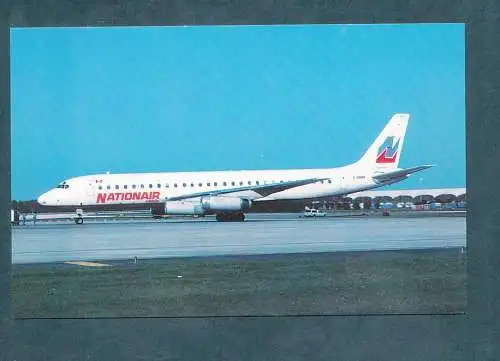 [Ansichtskarte] NatioAir, DC-8-62. 