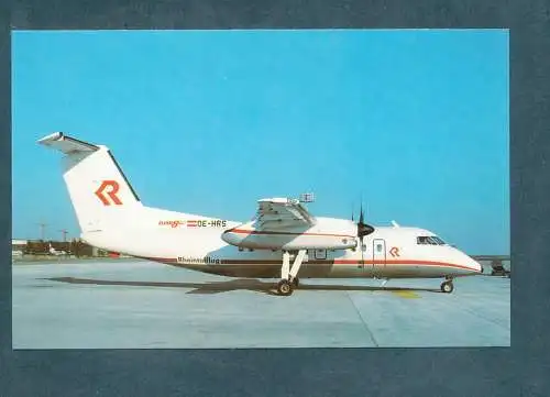 [Ansichtskarte] Rheintolflug, De Havilland DHC 8-100. 