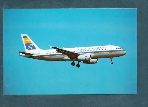 [Ansichtskarte] Cyprus Airways, Airbus A320-200. 