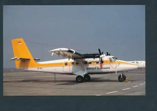 [Ansichtskarte] Airfast Indonesia, DeHavilland DHC-6. 