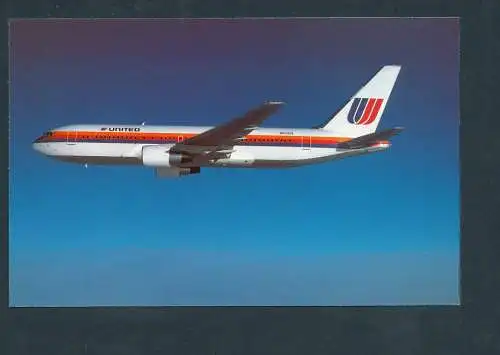 [Ansichtskarte] United Airlines, Boeing 767. 