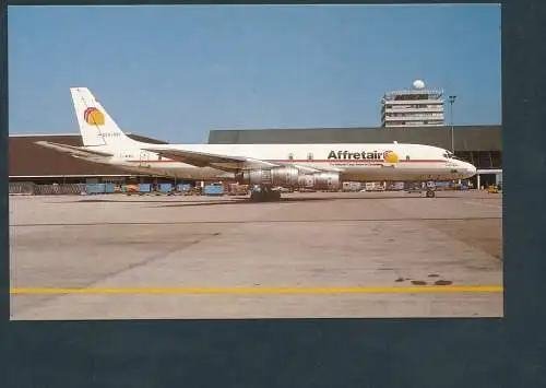 [Ansichtskarte] AFFRETAIR, McDouglas DC-8-55F. 