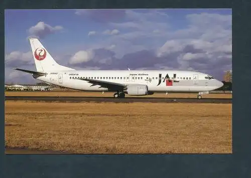 [Ansichtskarte] Japan Airlines, Boeing 737-400. 