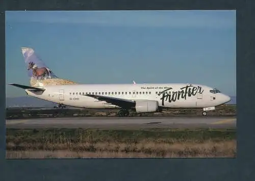 [Ansichtskarte] Frontier, Boeing 737-300. 