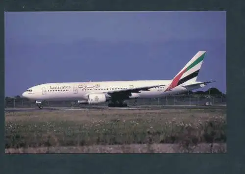 [Ansichtskarte] Emirates, Boeing 777-200. 