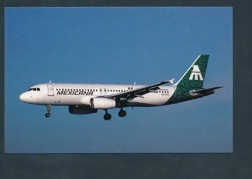 [Ansichtskarte] Mexicana, Airbus A320-200. 