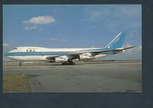 [Ansichtskarte] C.A.L. CARGO AIR, Boeing B 747-258C  4X-AXF. 