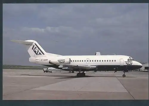 [Ansichtskarte] TAT, F-GIAH, Fokker F28. 