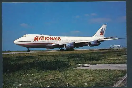 [Ansichtskarte] NATIONAR, Boeing 747-100. 