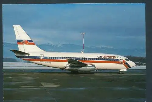 [Ansichtskarte] GIBRALTAR AIRWAYS, Boeing 737-2U4. 