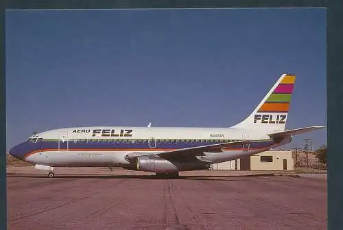 [Ansichtskarte] AERO FELITZ, Boeing B 737-281. 