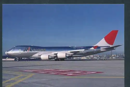 [Ansichtskarte] JAL CARGO, Boeing B747-446F. 