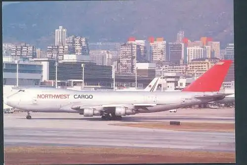 [Ansichtskarte] AORTHWEST AIRLINES USA, B747-251F. 