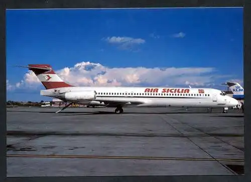 [Ansichtskarte] AIR SICILIA, MD-87. 