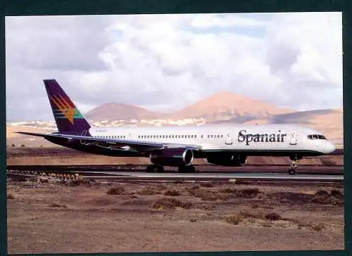 [Ansichtskarte] SPANAIR, B757-200. 