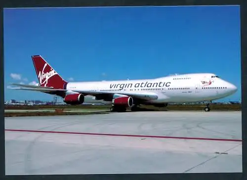 [Ansichtskarte] VIRGIN ATLATIC, B747-200. 