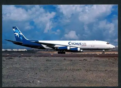 [Ansichtskarte] CYGNUS AIR, DC 8-62F. 