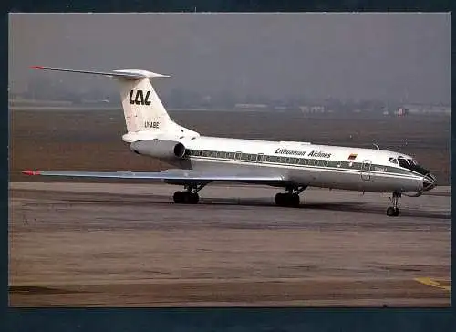 [Ansichtskarte] LITHUANIAN AIRLINES, Tupolev 1 34A-4. 