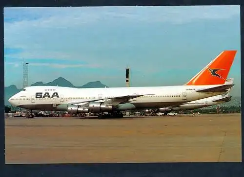 [Ansichtskarte] SAA, Boeing 747-244B. 