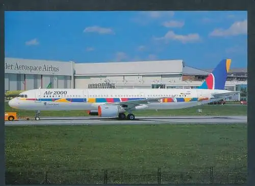 [Ansichtskarte] AIR 2000, A321-211. 