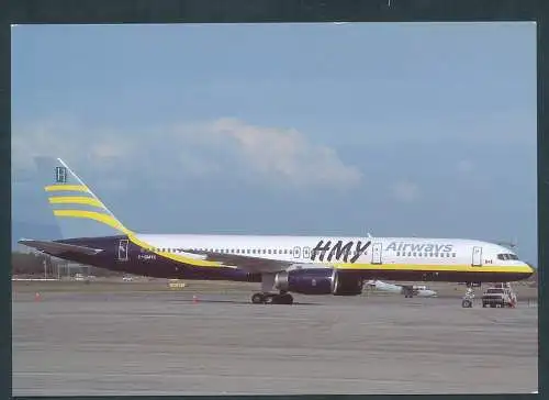 [Ansichtskarte] HMY AIRWAYS, Boeing B757-200. 