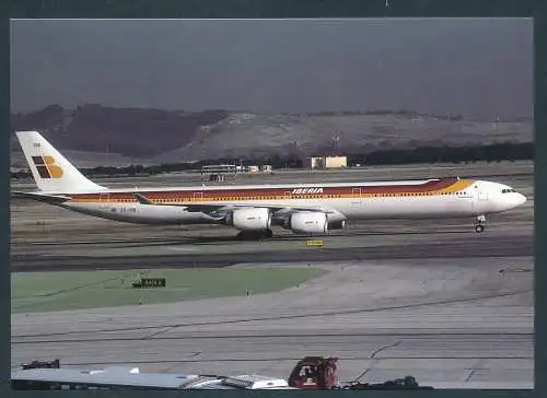 [Ansichtskarte] IBERIA, A340-600. 