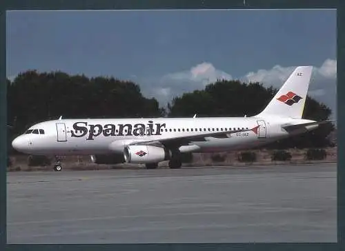 [Ansichtskarte] SPANAIR, Airbus A320. 