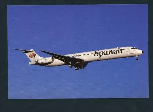 [Ansichtskarte] SPANAIR, McDonnell Douglas MD-83. 