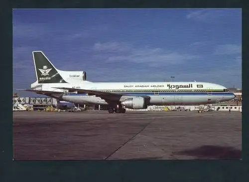 [Ansichtskarte] SAUDI ARABIAN, Lockheed TriStar L1011-200. 