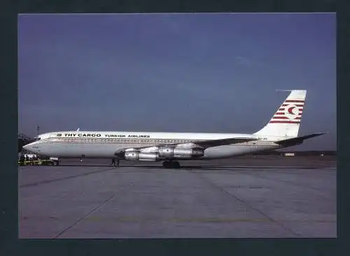 [Ansichtskarte] THY CARGO, B707-321C. 