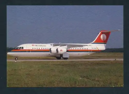 [Ansichtskarte] MERAIDIANA, BAe 146-300. 