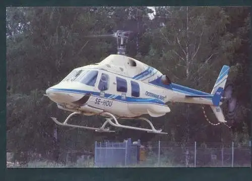 [Ansichtskarte] OSTERMANS AERO, Bell 222UT. 