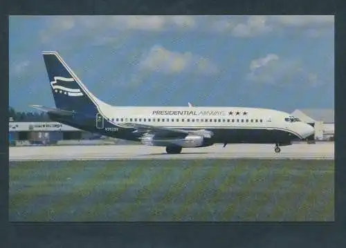 [Ansichtskarte] PRESIDENTIAL AIRWAYS, Boeing 737-230C. 