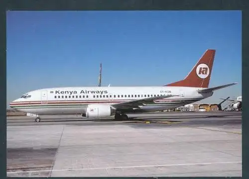 [Ansichtskarte] KENYA AIRWAYS, B 737-3U8. 