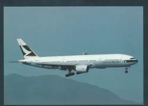 [Ansichtskarte] CATHAY PACIFIC, Boeing 777-267. 