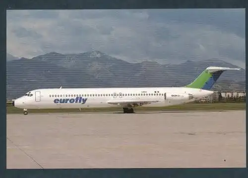 [Ansichtskarte] EUROFLY, Douglas DC 9-51. 