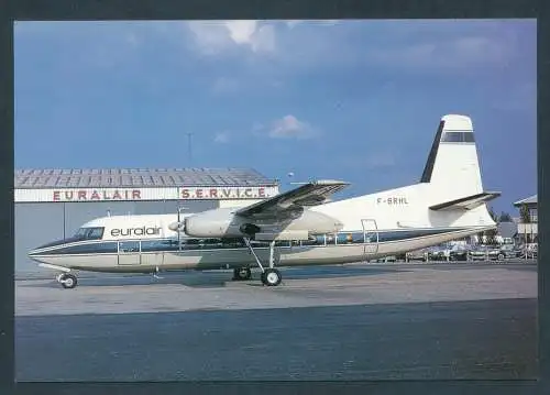 [Ansichtskarte] EURALAIR, Fokker F-27. 