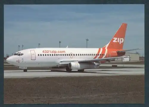 [Ansichtskarte] ZIP/4321ZIP.COM. Boeing B737-200. 