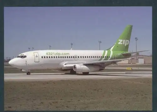 [Ansichtskarte] ZIP/4321ZIP.COM, Boeing B737-200. 