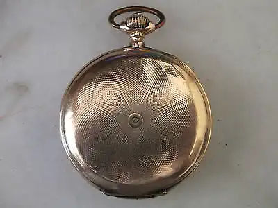 Schöne Taschenuhr Union Glocke Gold 585, Sprungdeckel, 3 Deckel Gold TOP