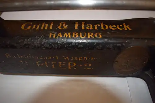 Spitzmaschine, Guhl & Harbeck Hamburg Modell 2, guter Zustand funktionstüchtig